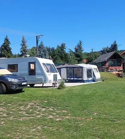 Gyenescamping Wohnwagen Knaus 1 Rechts Gyenesdiás Exterior photo